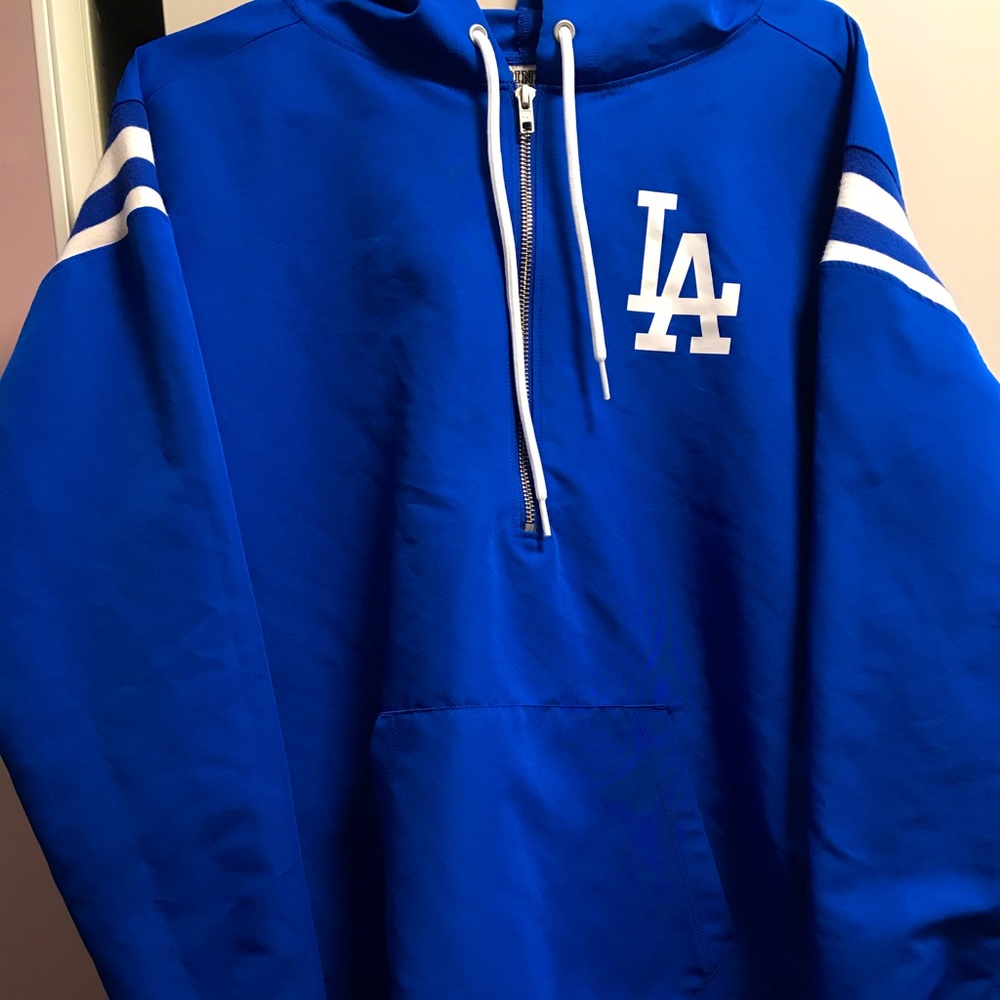 VS PINK MLB LA Dodgers Half-Zip Anorak XS